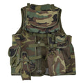 Chaleco táctico original de la OTAN bosque camuflaje múltiples bolsillos de campo ejército nuevo