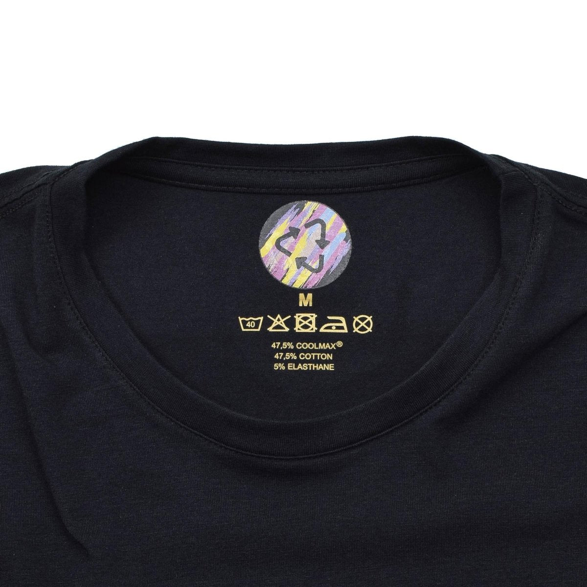 Original niederländisches Militär, schwarze taktische T-Shirts, Coolmax, schnelltrocknend, NEU