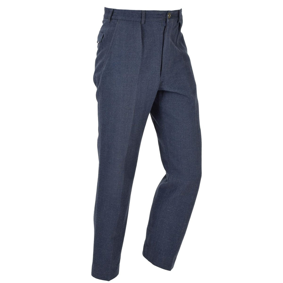 Navy blue trousers mens Original Norwegian military dress blue wool pants  formal vintage trousers field