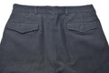 Pantalon de costume militaire norvégien original en laine bleue, pantalon de campagne formel vintage