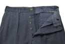 Original Norwegian military dress blue wool pants formal vintage trousers field - GoMilitar