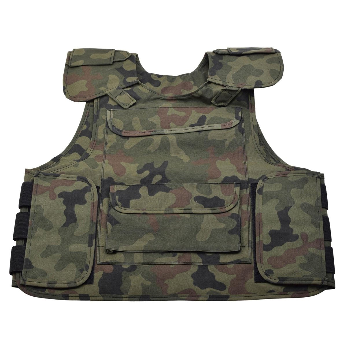 Gilet de combat militaire polonais original, pare-balles, balistique, pétales polonais, camouflage