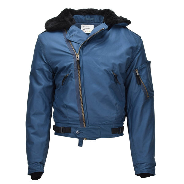 Original RCAF Canadian Air Force Pilot Jacket Military Surplus Blue - GoMilitar