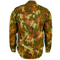 Camisa de combate M90 del ejército rumano original, bolsillos en el pecho, camuflaje de hojas para exteriores