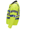 Veste d'uniforme réfléchissante haute visibilité originale de la police écossaise jaune