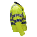 Veste d'uniforme réfléchissante haute visibilité originale de la police écossaise jaune
