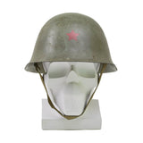 Original Serbian tactical steel helmet with liner combat gear chinstrap Olive