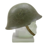Original Serbian tactical steel helmet with liner combat gear chinstrap Olive