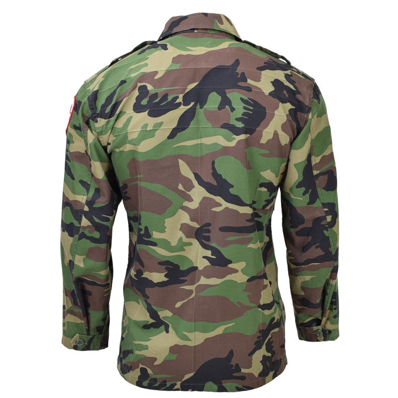 Camisas tácticas militares originales de Corea del Sur M90 Field de combate de camuflaje de bosque