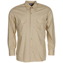 Origineel Spaans militair veldwerkshirt met lange mouwen, lichtgewicht kaki van duurzaam polyestermengsel voor tactische en outdooruitrusting