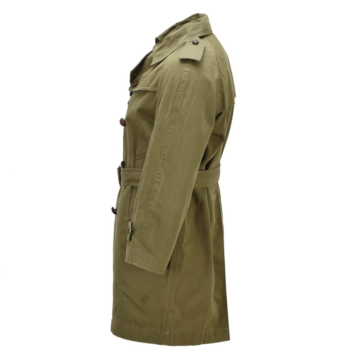 Trench Militaire Espagnol Original Gabardine Formel Field Beige