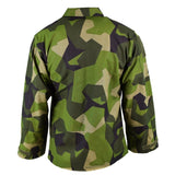 Veste de combat de campagne originale de l'armée suédoise M90 ​​avec camouflage éclaté NEUF