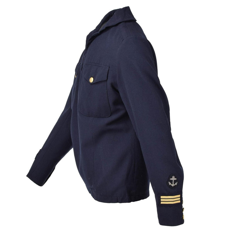 Navy dress shirt Original Swedish military blue navy sailors shirts - GoMilitar Navy dress shirt Original Swedish military blue navy sailors shirts - GoMilitar