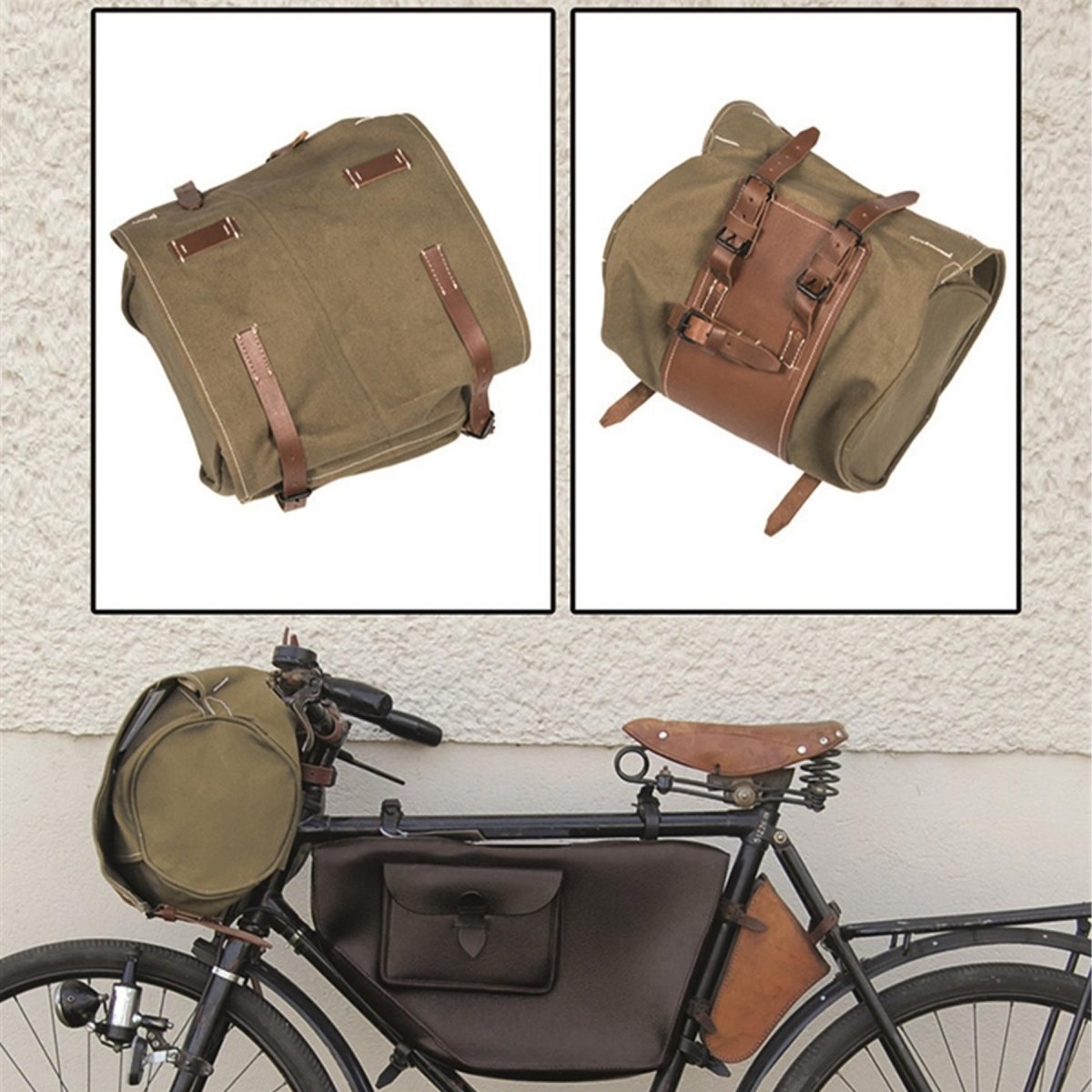 MIL-TEC スイス軍　サイクル バイクパック Bikepacking front bag Original Swiss Army MIL-TEC Cycle - GoMilitar