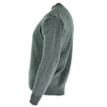 Original Swiss army pullover M74 Jumper grey virgin wool sweater with zipper