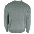 Original Swiss army pullover M74 Jumper grey virgin wool sweater with zipper