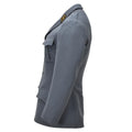 Original Swiss Military Formal Jacket 4 Pocket Design Shoulder Epaulettes Gray