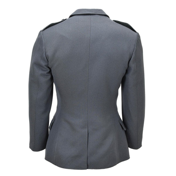 Original Schweizer Militär-Formaljacke, 4-Taschen-Design, Schulterklappen, Grau – GoMilitar