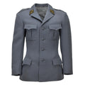 Original Swiss Military Formal Jacket 4 Pocket Design Shoulder Epaulettes Gray