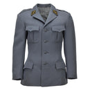 Veste formelle militaire suisse originale, 4 poches, épaulettes, gris
