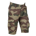 Pantalones cortos militares turcos originales en camuflaje Woodland para uso en el campo al aire libre