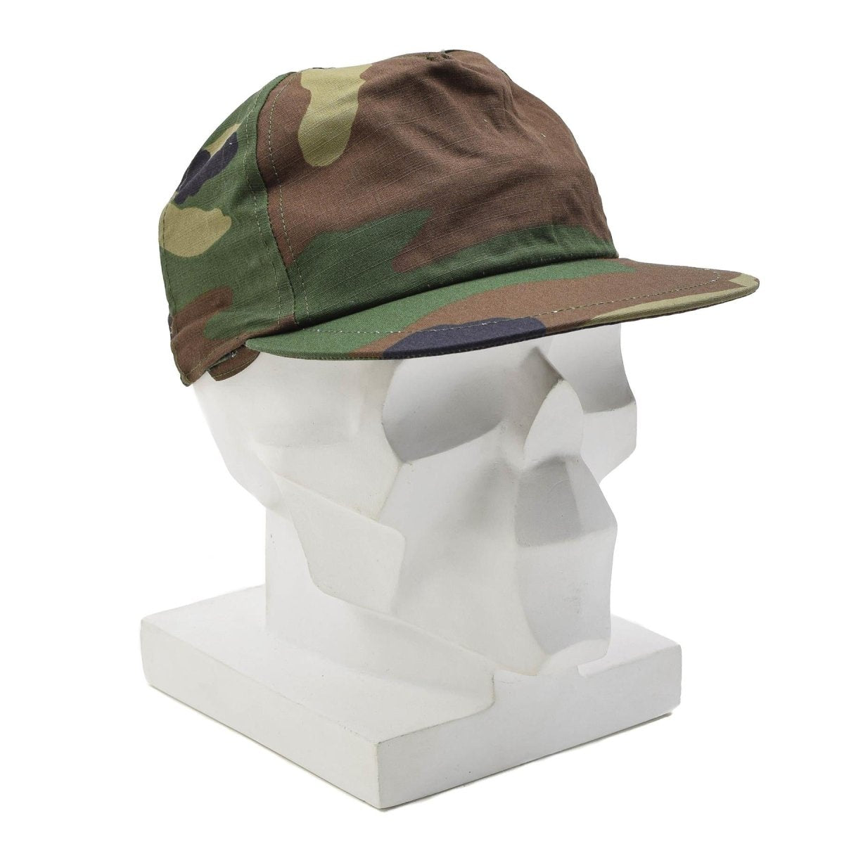 Gorra de campo militar turca original con banda trasera elástica AG18 Woodland Camo