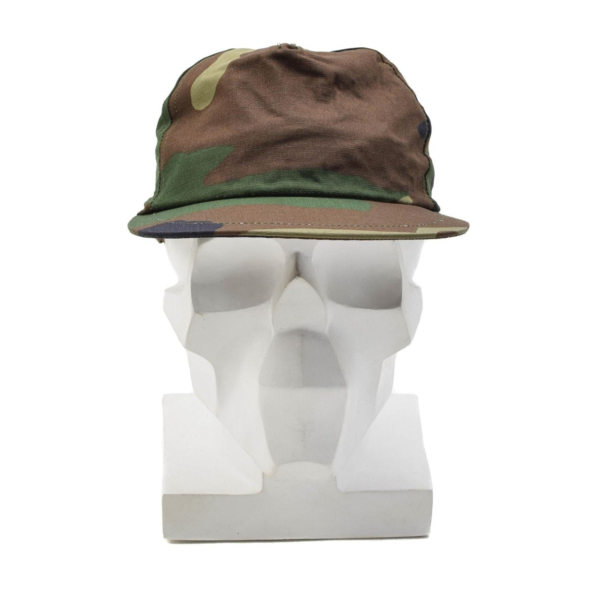 Gorra de campo militar turca original con banda trasera elástica AG18 Woodland Camo