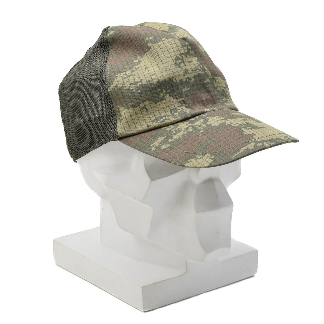 Berretto da campo militare turco originale Snapback Ripstop Inserto in rete M2008 Camo
