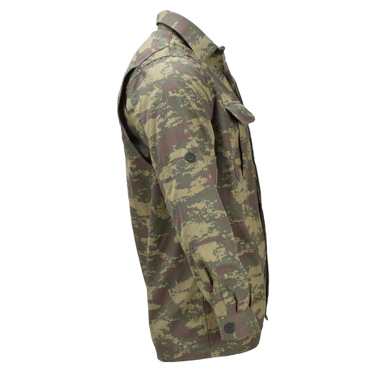 Chemise militaire turque originale, camouflage RipStop M2008 résistant aux rayures