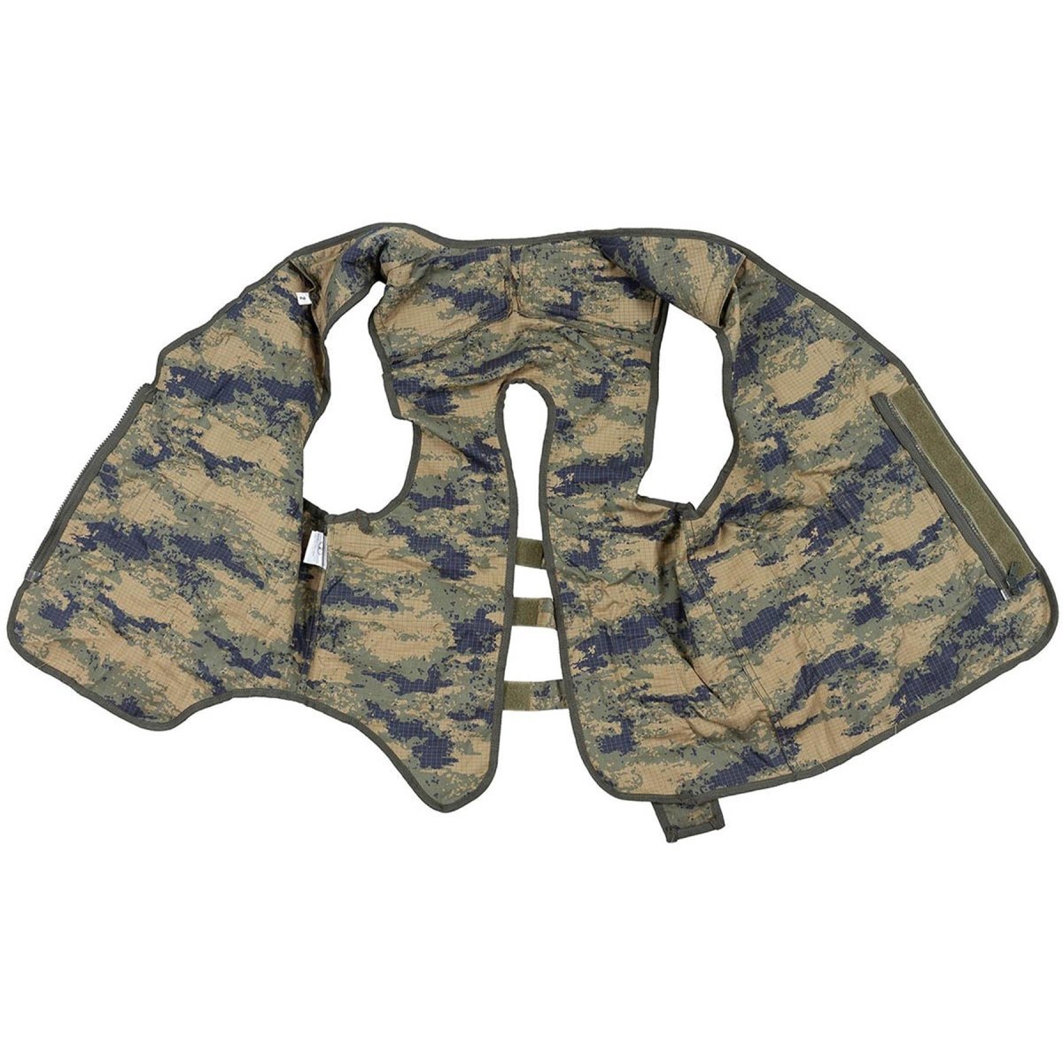 Original Turkisk Militarvast 8 Bifogade Fickor Axelvadd M2018 Camo main image 0