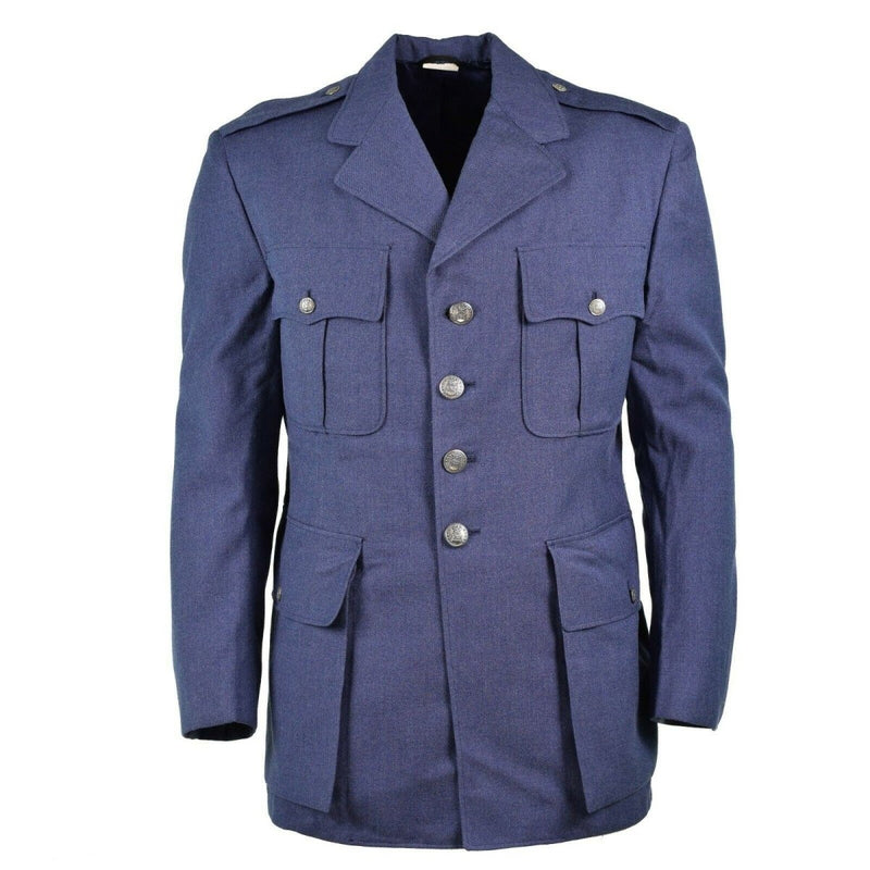 Original US Army Air Force jacket coat men's blue USAF wool coat Service Dress - GoMilitar