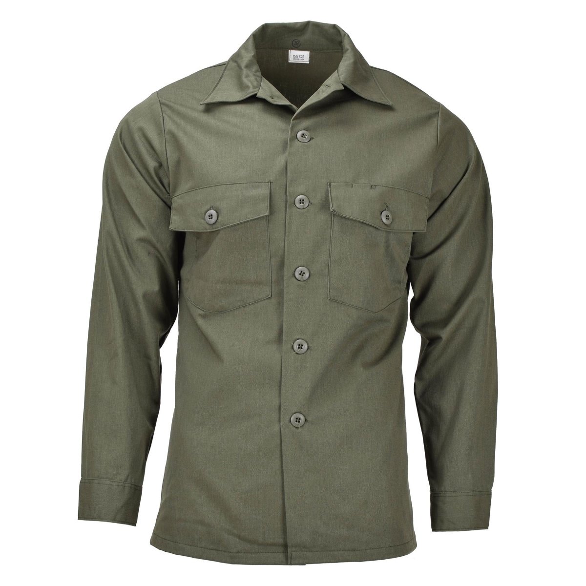 chinese dress ladies US Military Shirts Original U.S. Army Long Sleeve Tactical Shirt Olive Fatigue Military Field New Small