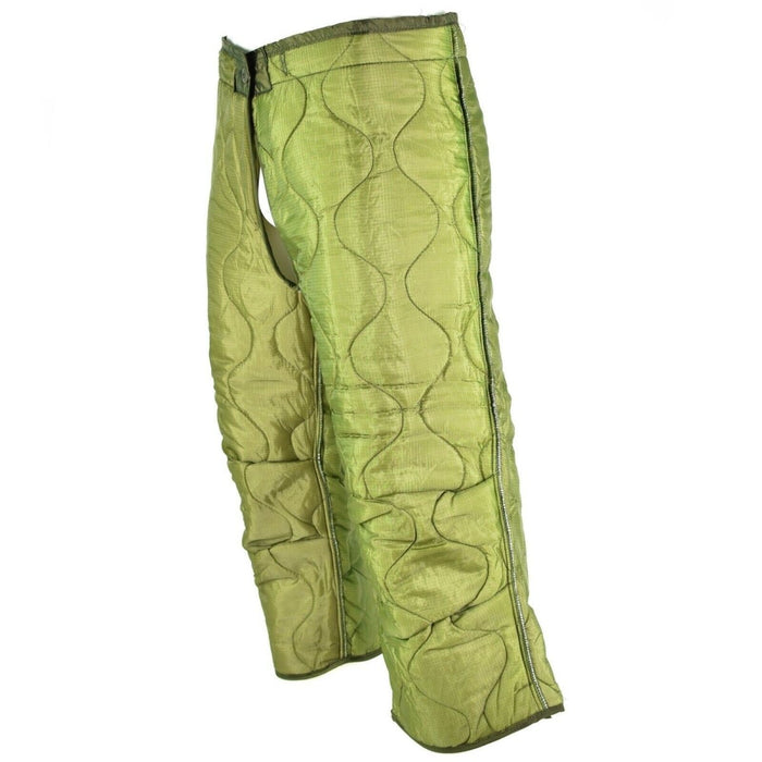 Forro de pantalones acolchado original del ejército de EE. UU. Forro térmico más cálido M65 Edredón 3/4 NUEVO - GoMilitar