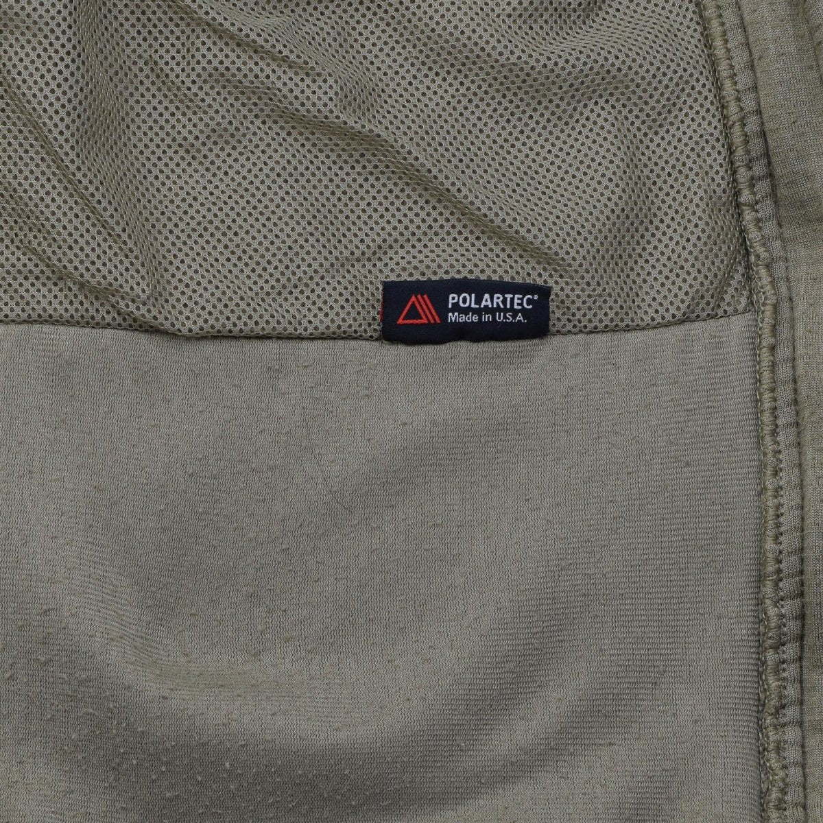 Chaqueta polar táctica original del ejército de EE. UU. para clima frío, hombros reforzados, color verde oliva