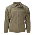 Chaqueta polar táctica original del ejército de EE. UU. para clima frío, hombros reforzados, color verde oliva
