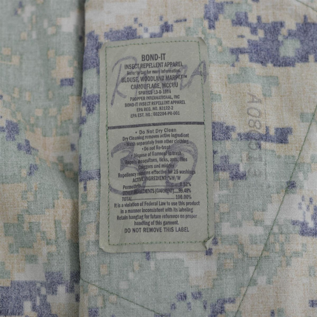 Chaqueta original del ejército de los EE. UU.