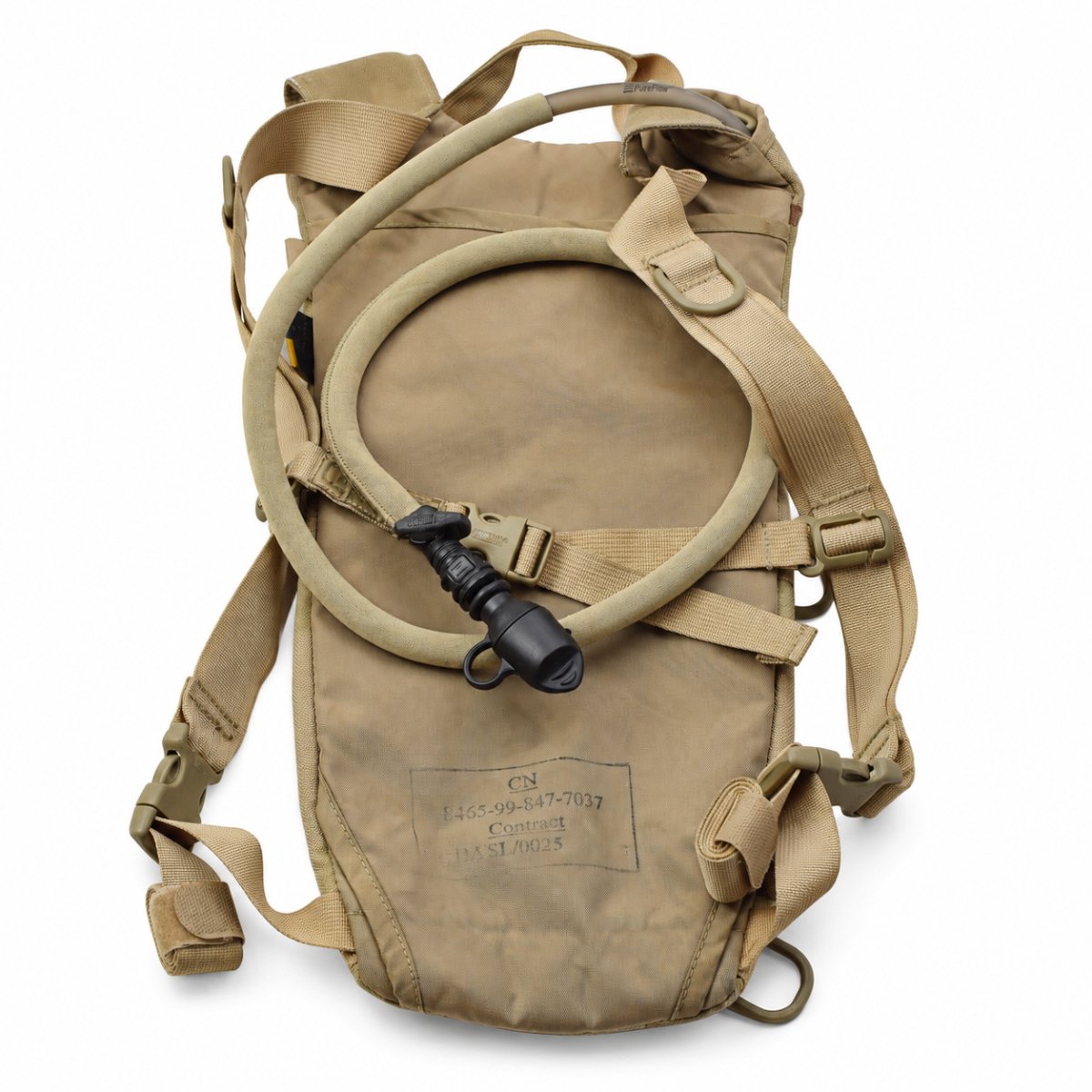 Zaino idrico originale militare americano da 3 litri CamelBak mimetico deserto a 3 colori