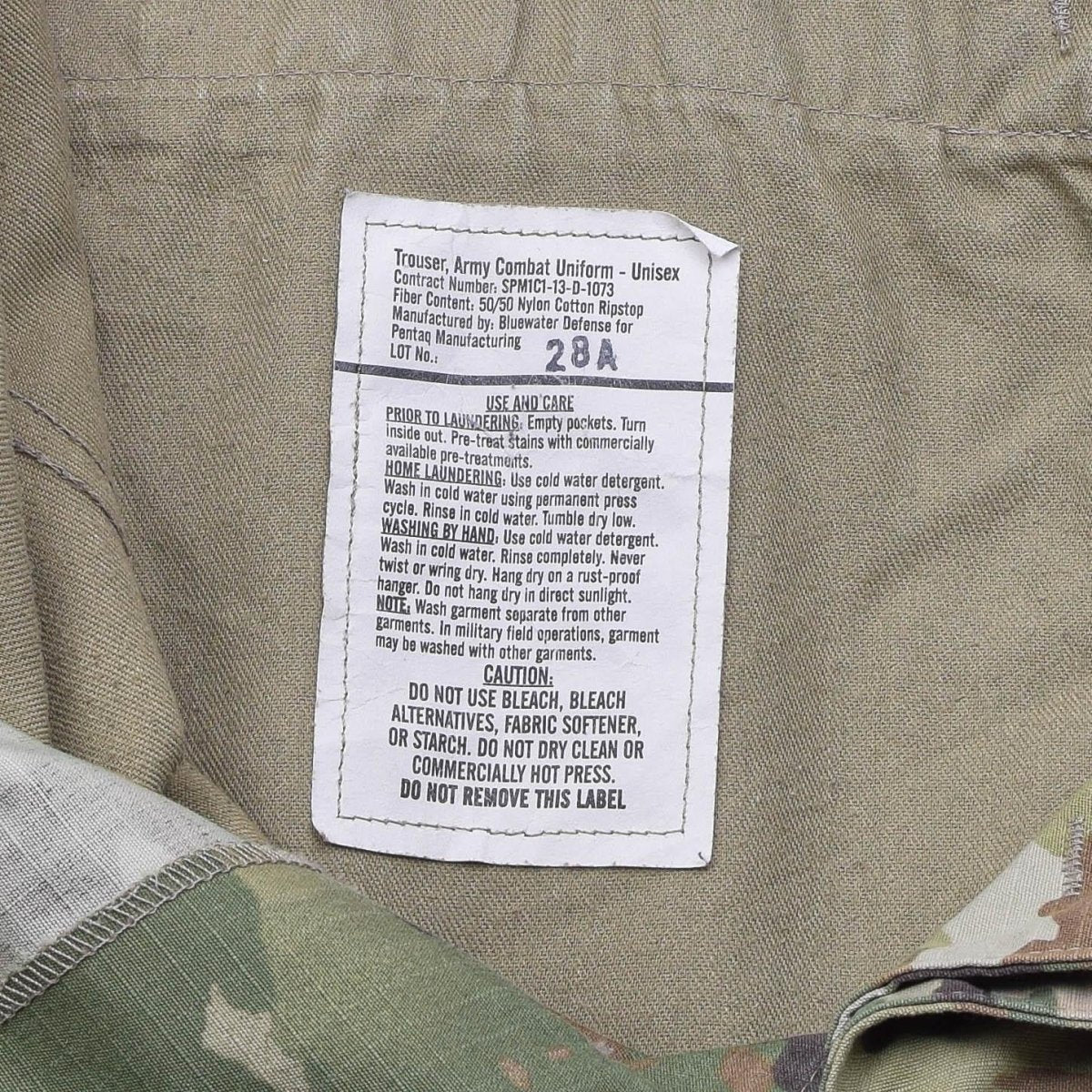 Original US Militär Aktive Kampfuniform Taktische Feldhose Multicam
