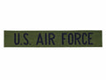 Parche original de cinta para el pecho de la Fuerza Aérea Militar de EE. UU., Insignia del excedente del ejército