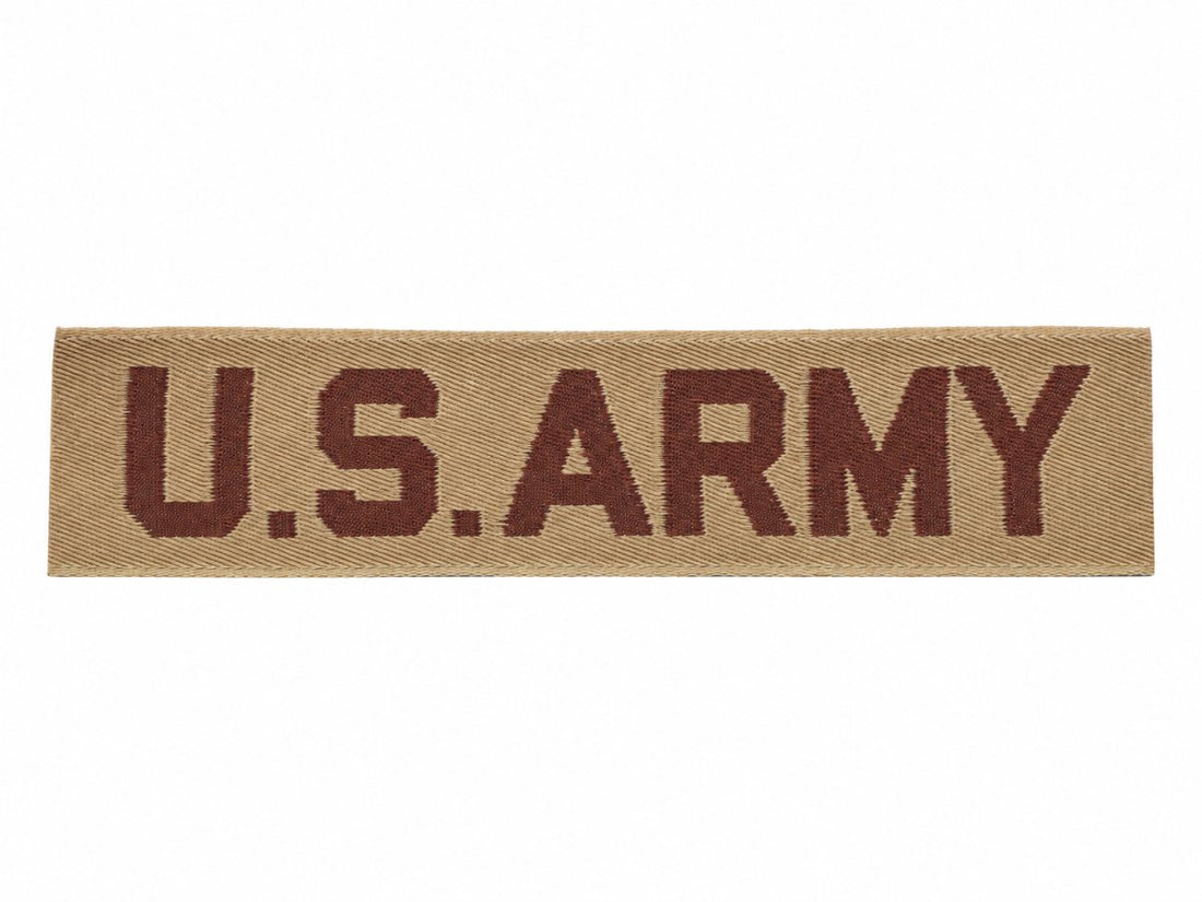 Insegne originali della toppa del nastro sul petto dell'esercito americano da collezione Surplus dell'esercito cachi