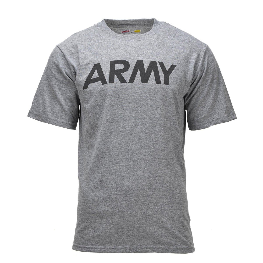 T-shirt GI classica militare originale americana manica corta Soffe Army Logo grigio