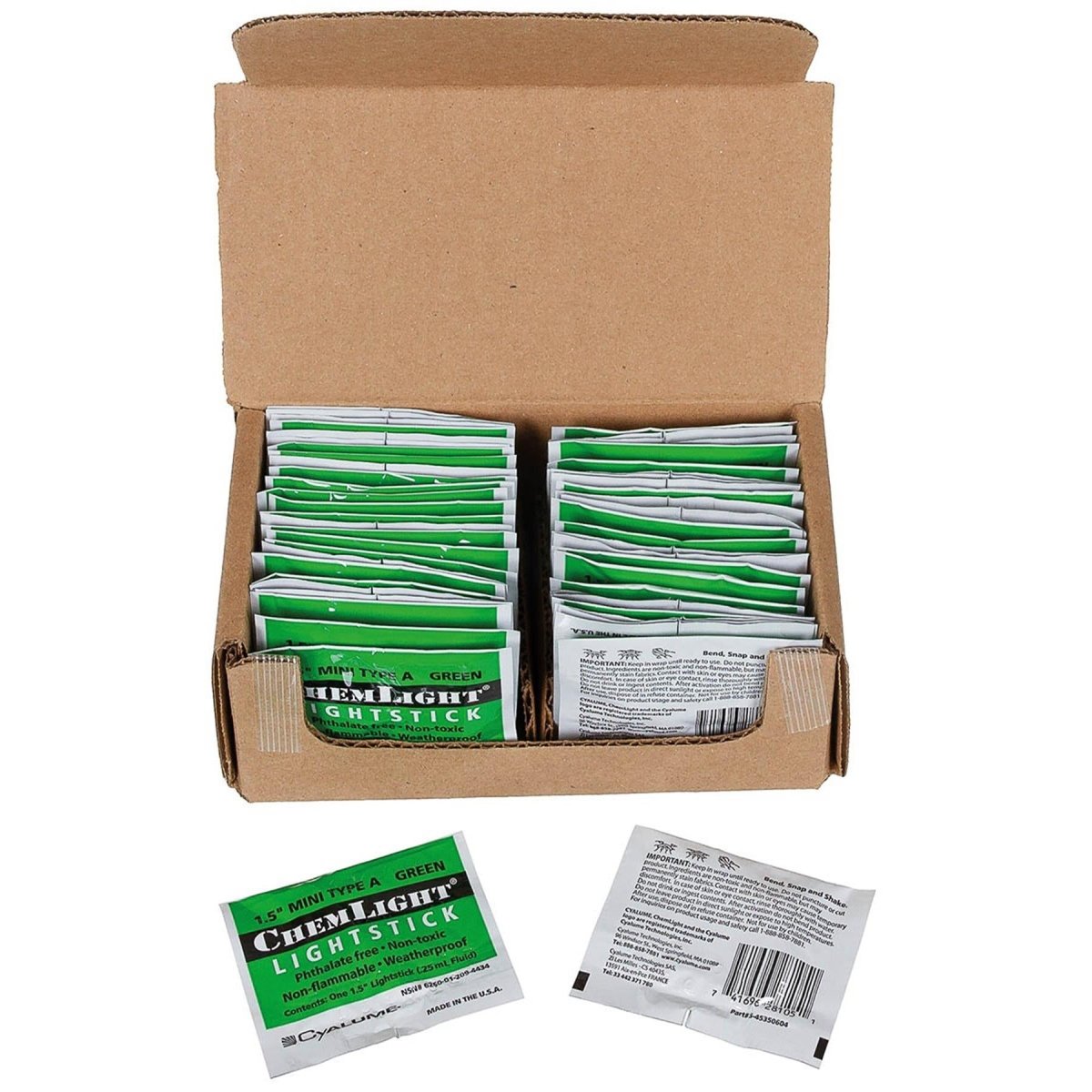 Mini glowsticks Original US military green tactical light stick