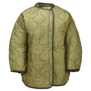 Original U.S. Military M65 Parka Liner Extreme Cold Weather Buttons Olive Green - GoMilitar