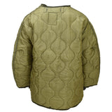 Original U.S. Military M65 Parka Liner Botones para clima frío extremo Verde oliva