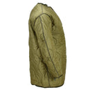 Original U.S. Military M65 Parka Liner Extreme Cold Weather Buttons Olive Green - GoMilitar