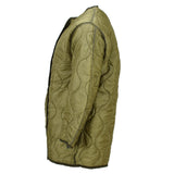 Original U.S. Military M65 Parka Liner Botones para clima frío extremo Verde oliva