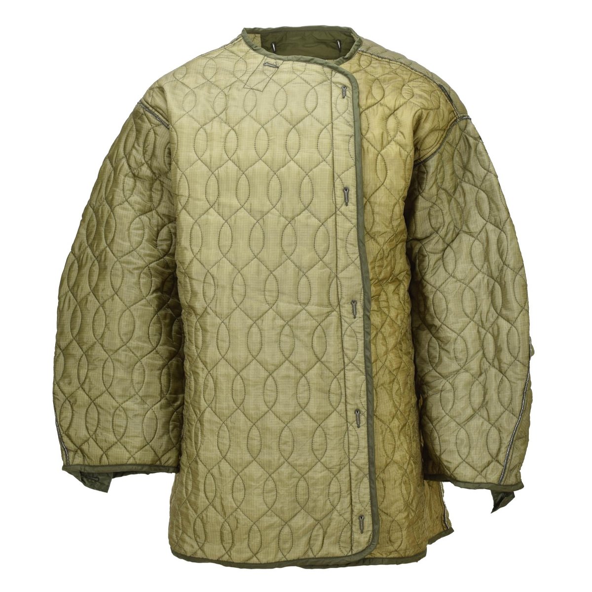 Original U.S. Military M65 Parka Liner Botones para clima frío extremo Verde oliva