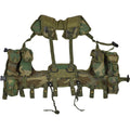 Original U.S. Military tactical vest combat woodland magazine grenade pouches