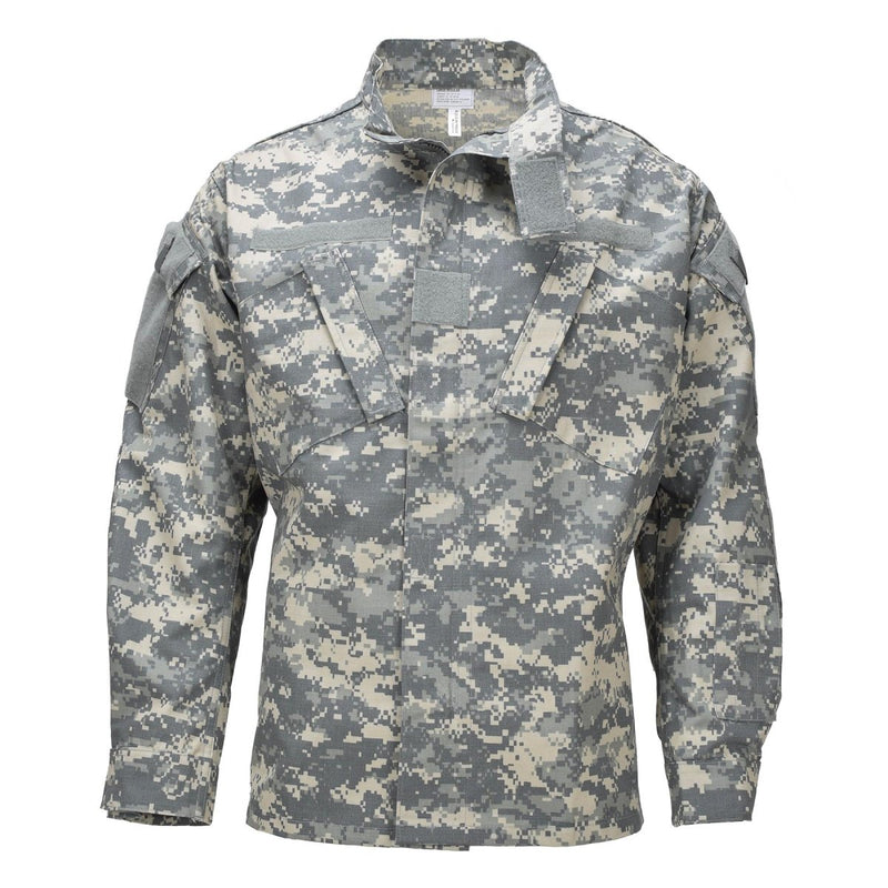 Original U.S. Military Uniform Jacket Reinforced Elbows ACU Digital Camouflage - GoMilitar