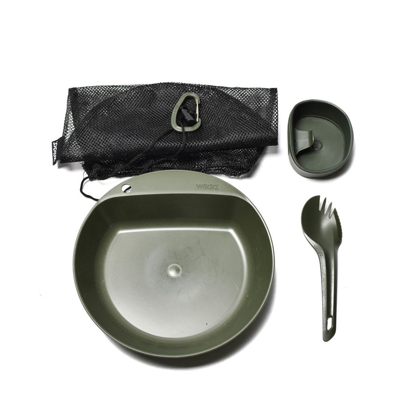 Original Wildo Pathfinder kit outdoor dining utensils set BPA Free Camping Spork - GoMilitar